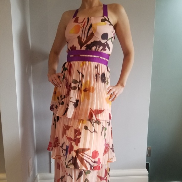 Colorful ankle length  Mendocino dress - Picture 5 of 6